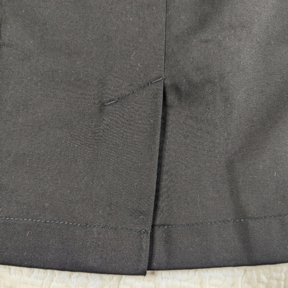 Lands' End Black Uniform Skort Side Zip Girls Size 14+ Top Of‎ Knee NWT - Picture 3 of 13